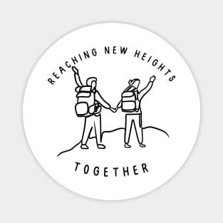 Reaching New Heights Together, Hiking Magnet